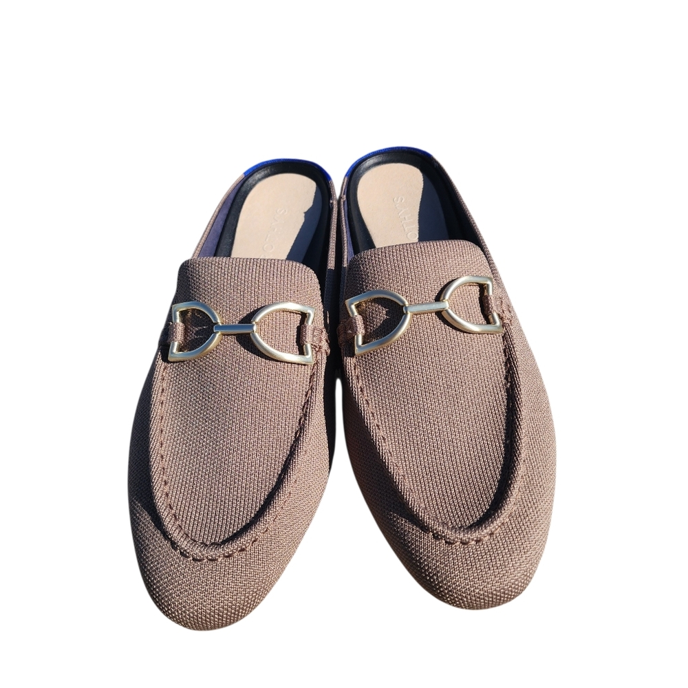 Rothy's Taupe Woven Mules  with Horse Bit Detail 9.5 - Picture 2 of 15